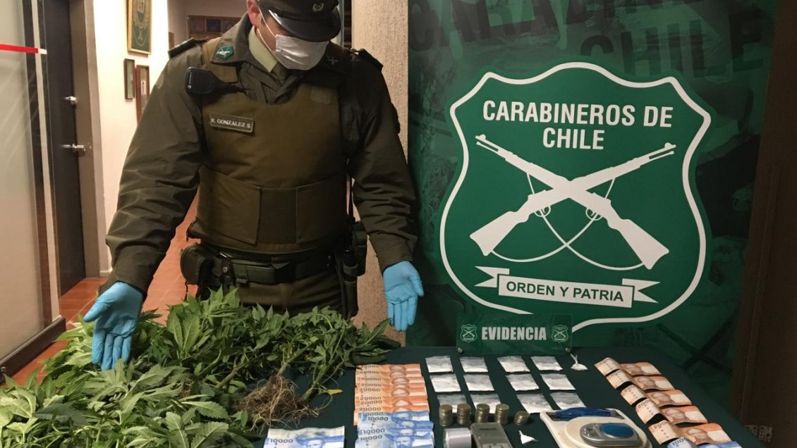 Allanamientos del OS-7 terminaron con el decomiso de seis mil dosis de drogas en Valparaíso