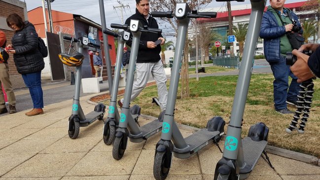Lanzan scooters eléctricos públicos en Rancagua y Machalí