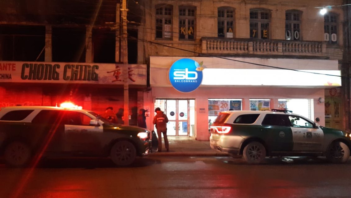 Sujeto fue detenido tras ser acusado de robar en farmacia en Punta Arenas