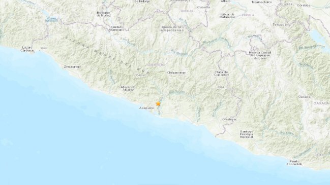 Un sismo sacudió zona cercana a Acapulco