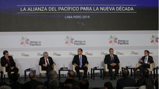 Alianza del Pacífico: Piñera llamó a fortalecer el multilateralismo y el intercambio comercial