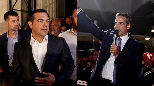 Elecciones en Grecia: El conservador Mitsotakis venció al primer ministro Tsipras