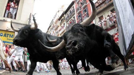  Fiesta de San Fermín dejó varios heridos tras el primer encierro  