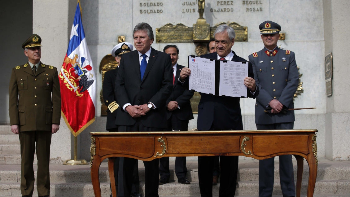 Piñera: FFAA tendrán nuevas atribuciones para 