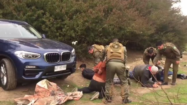 Robo de vehículo de alta gama terminó con cuatro detenidos