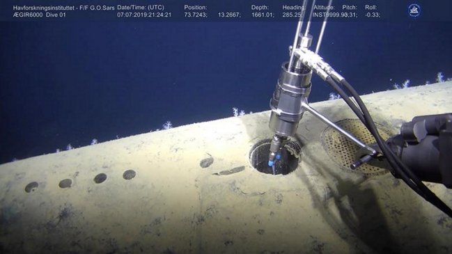  Detectan fuga radioactiva en submarino soviético hundido en Noruega  