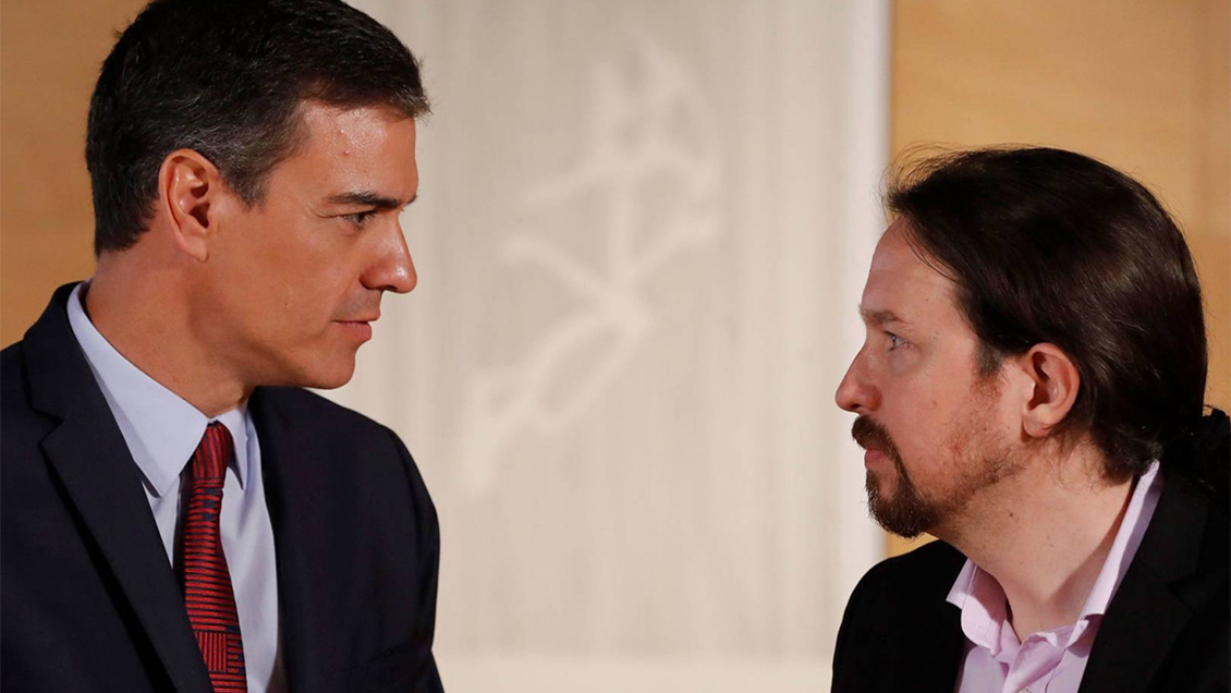 Pedro Sánchez dio por rotas las negociaciones con Podemos