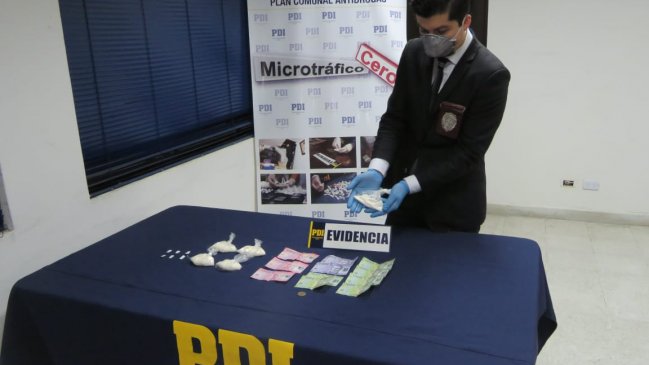 Desbaratan por segunda vez un mismo punto de venta de drogas en Coquimbo