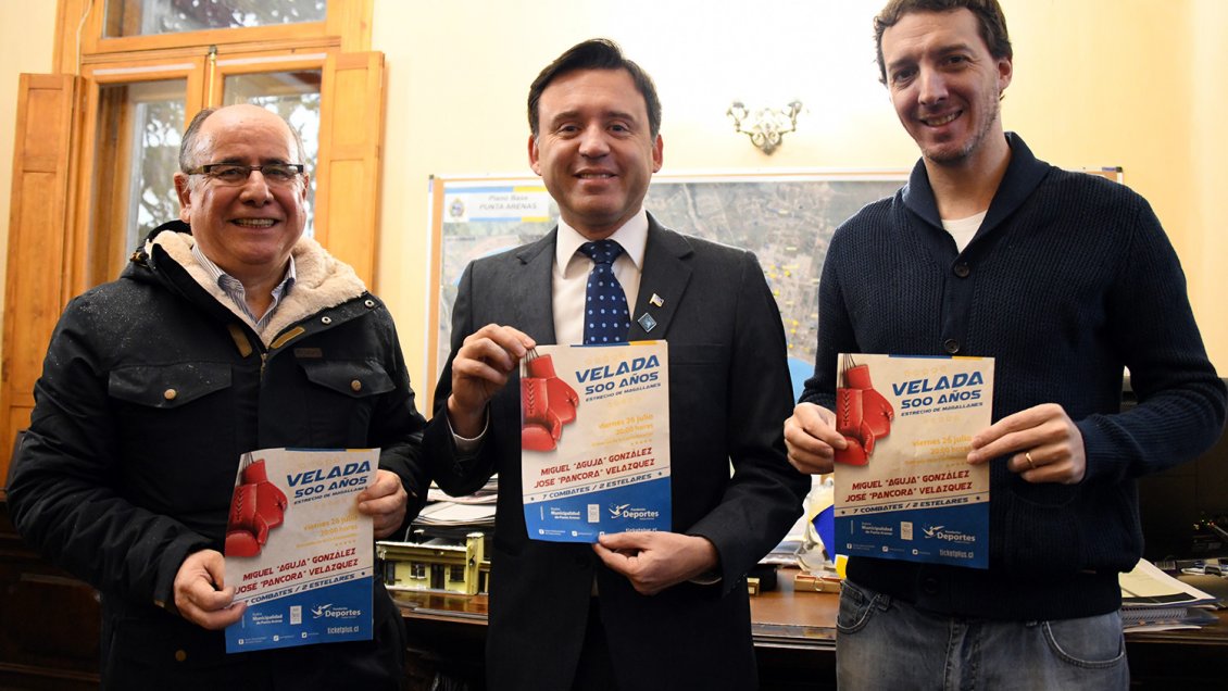 Municipalidad de Punta Arenas organizó velada boxeril con púgiles estelares