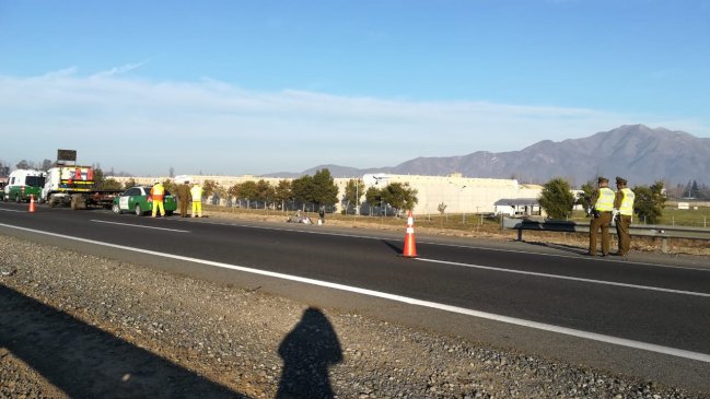 Volcamiento en bypass Rancagua dejó cuatro fallecidos