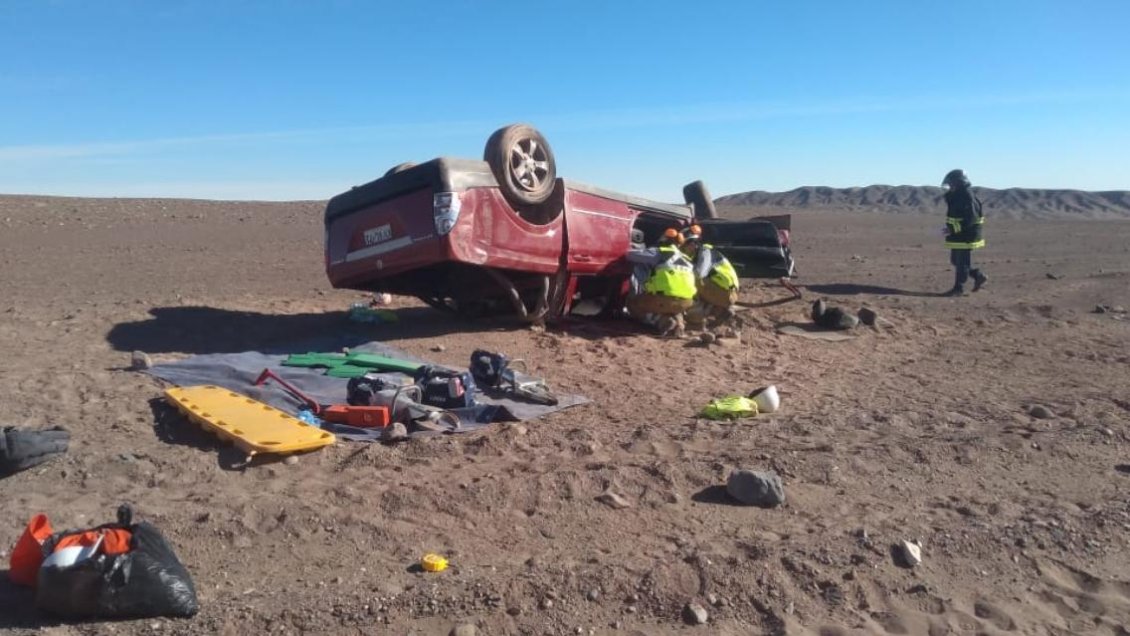 Un fallecido dejó accidente carretero en ruta Pozo Almonte-Huatacondo en Tarapacá