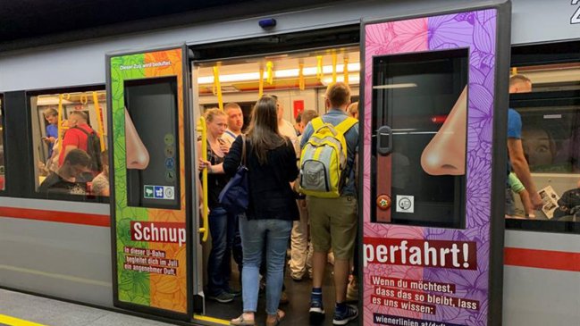  Viena perfuma los trenes del metro para combatir el mal olor  