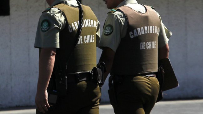Carabineros detuvo a dos sujetos tras accidente en moto robada