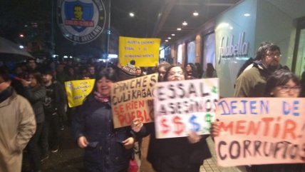   Masiva marcha en Osorno en protesta por extenso corte de agua 