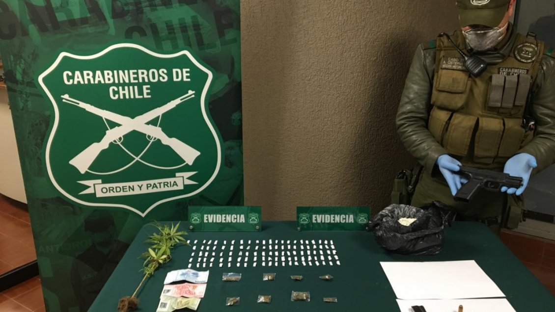 Carabineros decomisaron más de siete mil dosis de droga en dos casas de Viña del Mar