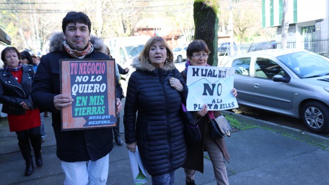 Vecinos se oponen a instalación de planta de riles en Hualqui