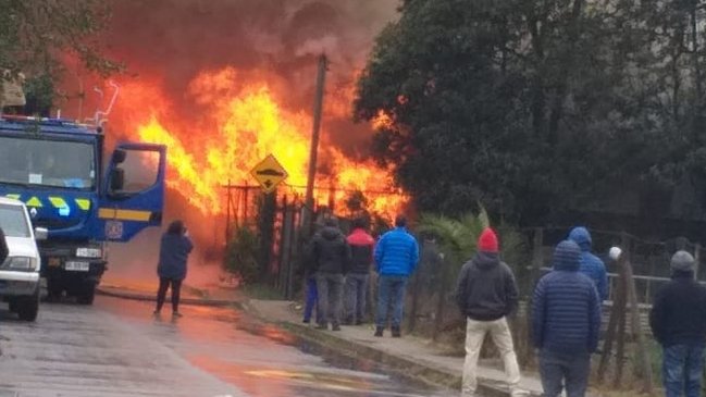 Paine: Incendio afecta a un hogar de niñas perteneciente a Coanil