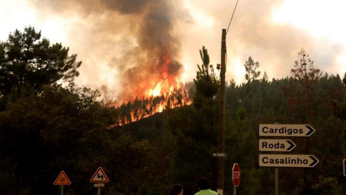 Los incendios en Portugal están 