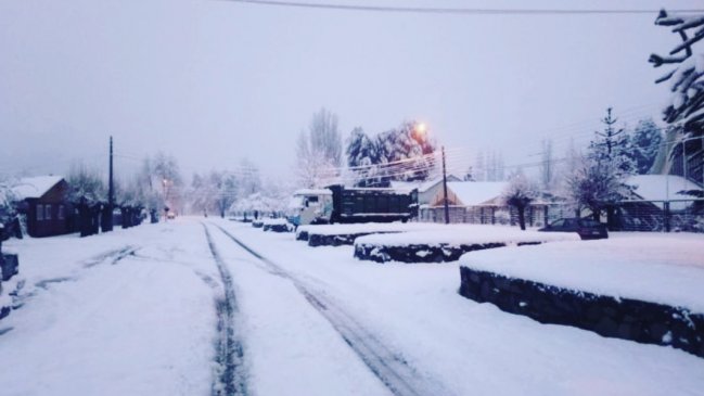 Lonquimay registró la temperatura más baja en lo que va corrido de este invierno: -12,7 grados