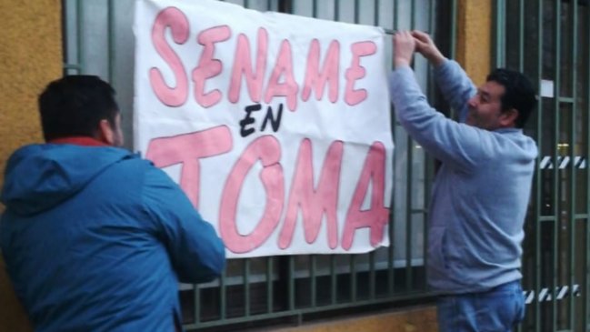 Funcionarios se tomaron el Sename de Talca por constantes agresiones de un interno