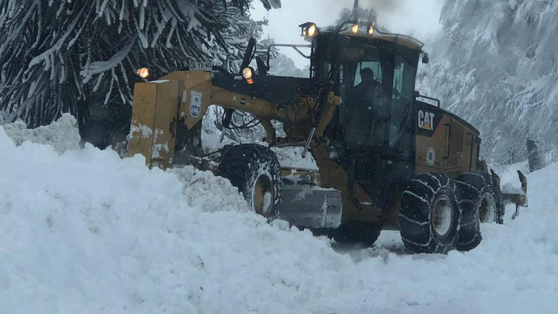 Cerca de tres mil personas siguen aisladas por sistema frontal en Lonquimay
