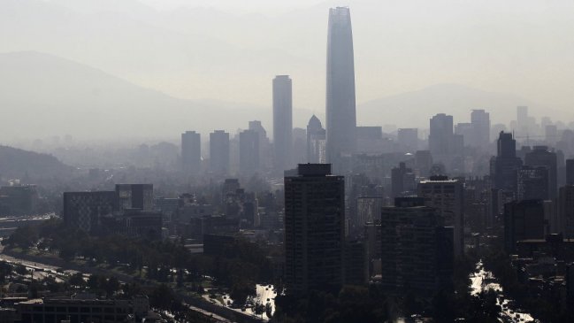 Santiago estará bajo alerta ambiental este domingo por la mala calidad del aire