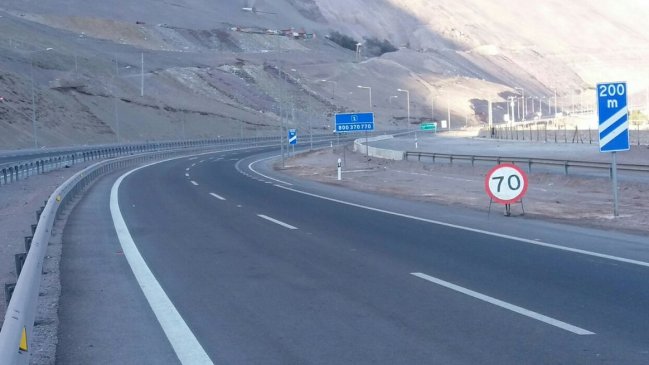 Instalación de pasarela mantendrá interrumpida Ruta 1 de Iquique este jueves