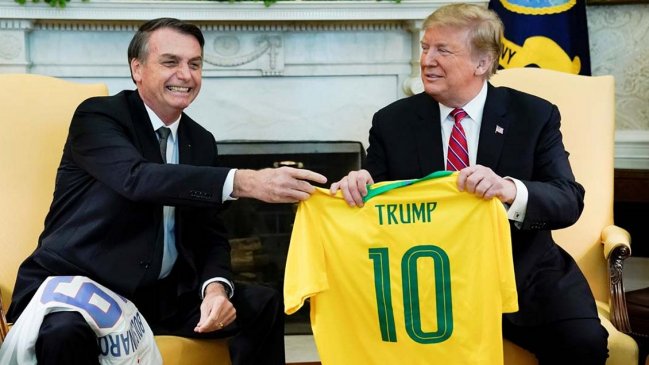 Trump: Bolsonaro es un gran caballero y está haciendo un gran trabajo