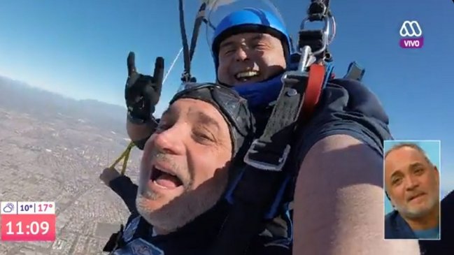 Contraloría investigará salto en paracaídas de Karol Dance y Luis Jara