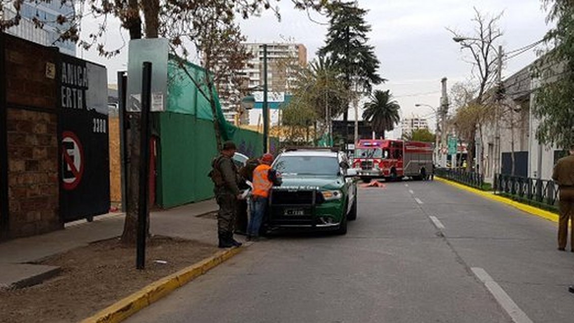 Derrumbe de una construcción provocó la muerte de una persona en Ñuñoa