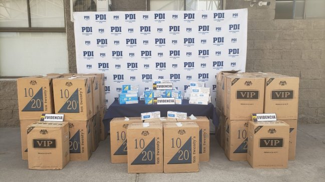 Incautan más de nueve mil cajetillas de cigarros ilegales en O'Higgins