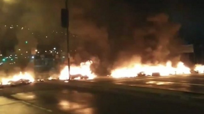 Ley de la Jibia: Pescadores protestan con barricadas en Concepción