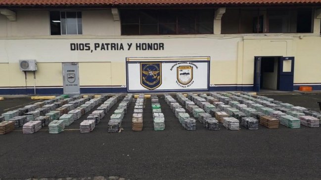 Incautan más de 4,5 toneladas de cocaína en una operación conjunta entre Colombia y Panamá