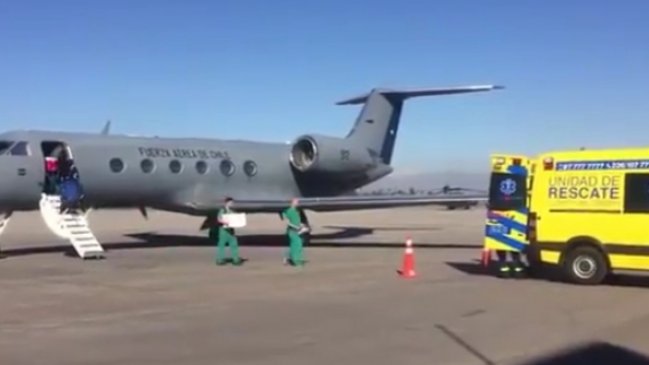 FACH traslada a Santiago órganos donados de joven muerto en accidente en Copiapó