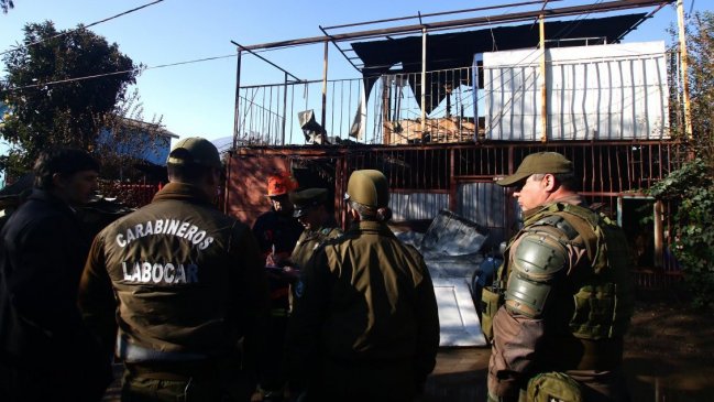 Mujer falleció en el incendio de su vivienda en San Pedro de la Paz