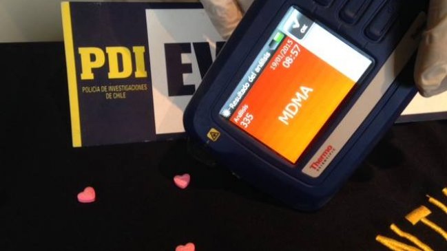 PDI detuvo a productor de eventos que distribuía droga en forma de corazón