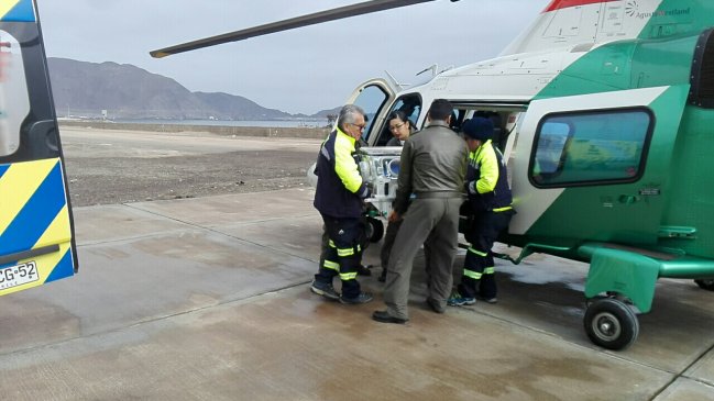 Evacuación aeromédica permitió traslado de bebé prematuro de Taltal a Antofagasta