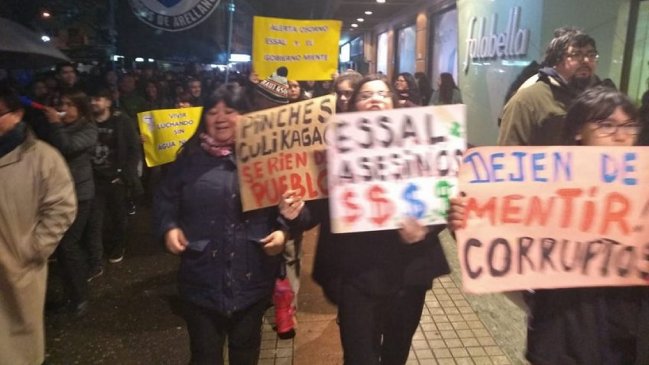 Concejal fue citado a tribunales por participar en marcha no autorizada contra Essal