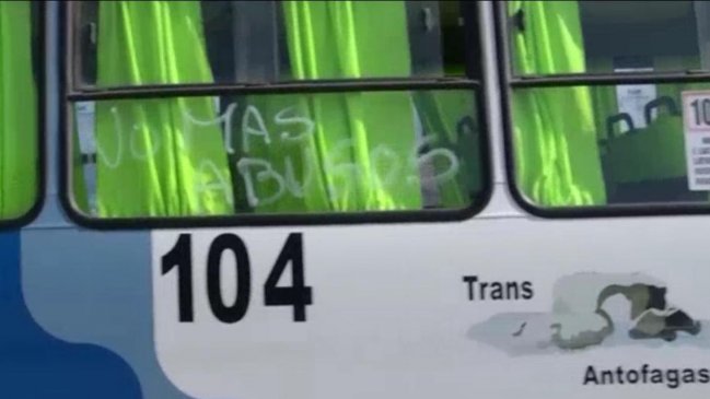 Confirman paro indefinido del transporte público mayor en Antofagasta