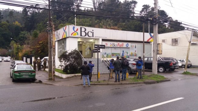 Detuvieron a prófugo de asalto a banco BCI de Concepción