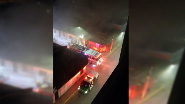 Incendio destruyó centro de terapias en Estación Central