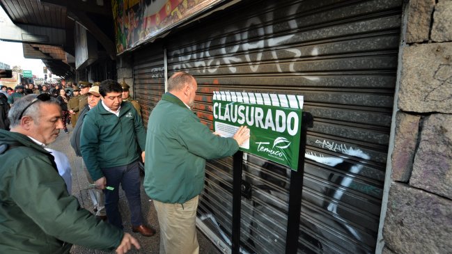 Autoridades clausuraron 22 locales de máquinas tragamonedas en Temuco