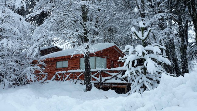 Nevadas y cortes de energía complican a habitantes de Lonquimay