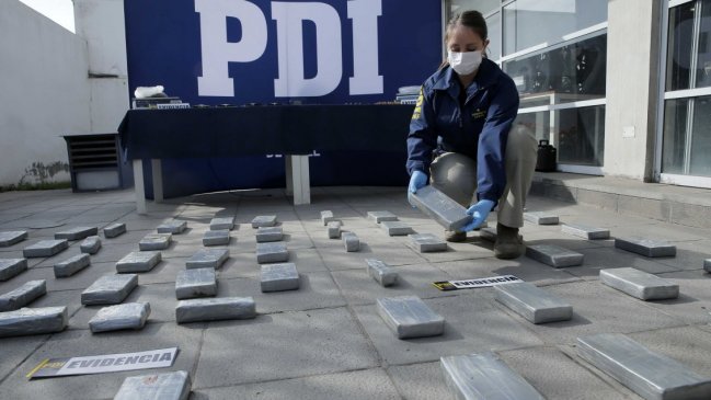 PDI desbarató a banda que buscaba distribuir 115 kilos de cocaína en Santiago