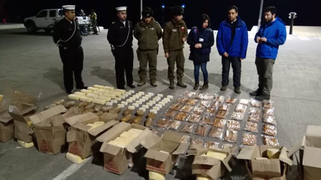 Decomisan alimentos que iban a ser vendidos clandestinamente en Chile Chico