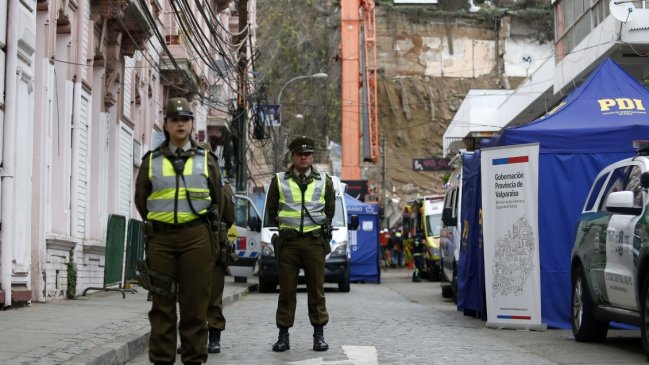 Carabineros descartó nueva víctima fatal de derrumbe en Valparaíso