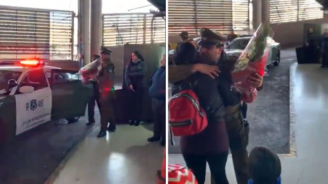 Carabineros investigará particular petición de matrimonio de funcionario en terminal de buses