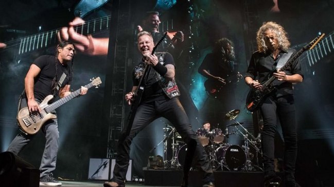 Banda chilena se suma al show de Metallica en el Estadio Nacional
