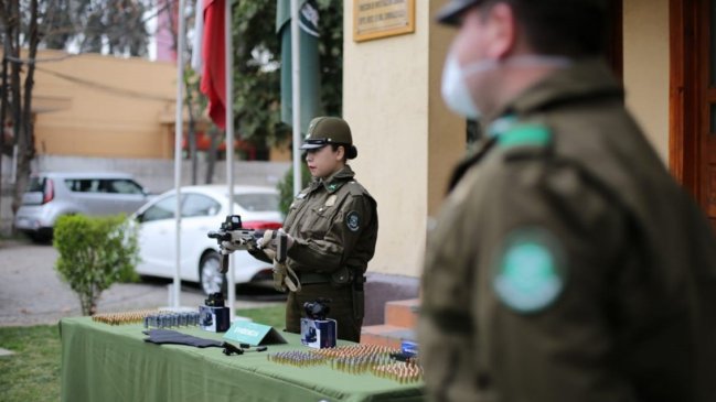 Carabineros encontró armas a metros del lugar de masivo asesinato en Puente Alto