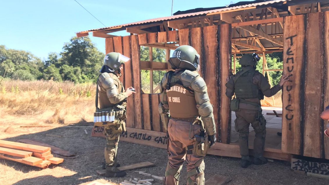 Dos mapuche fueron heridos por perdigones durante incidente con Carabineros